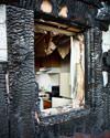 fire damage in kitchen from Buford 
